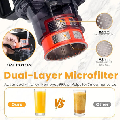 VacuSip WideFlow Juicer